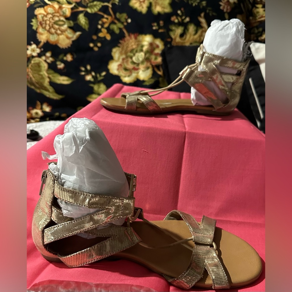 ‼️Last week that they will be on posh‼️Set of Sandals size 4 girls.